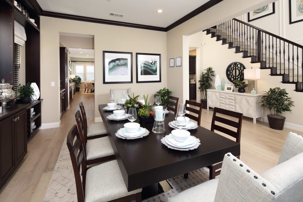 Elegant dining room in FCB new home